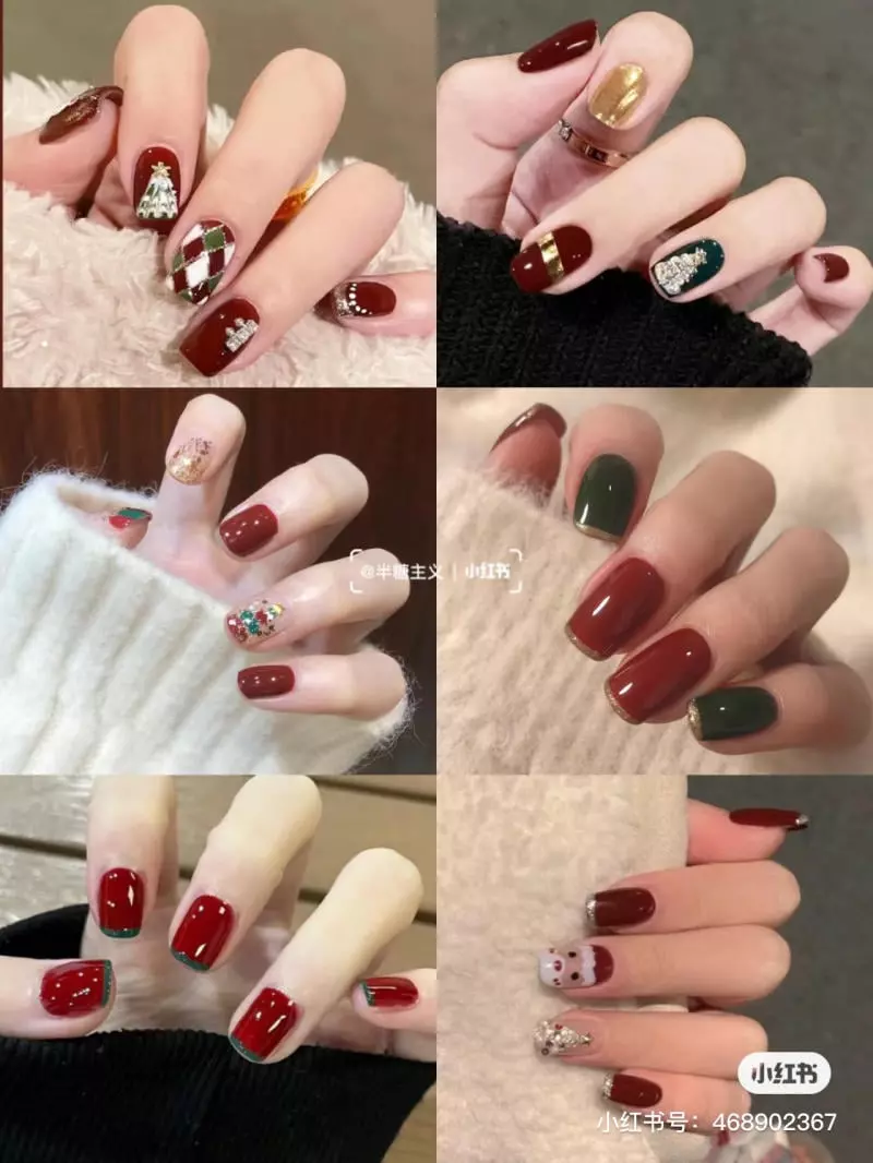 Mẫu nail noel đẹp