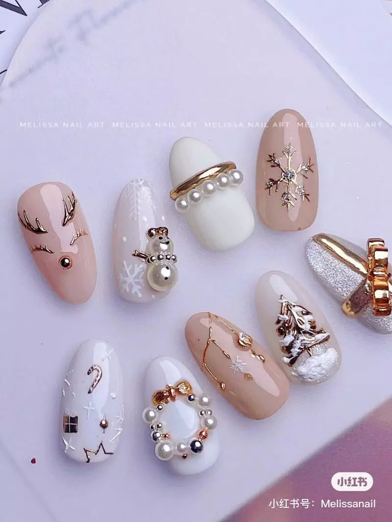 Mẫu nail noel đẹp