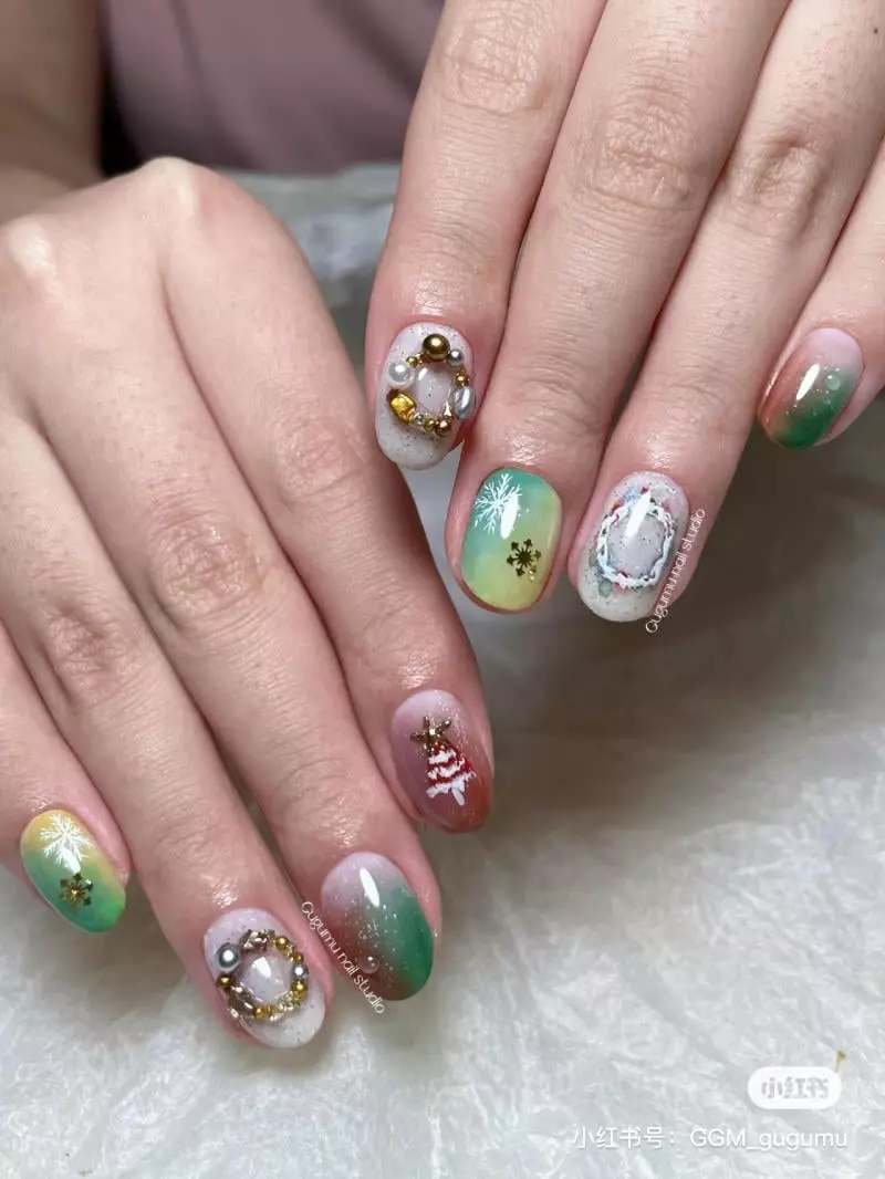 Mẫu nail noel đẹp