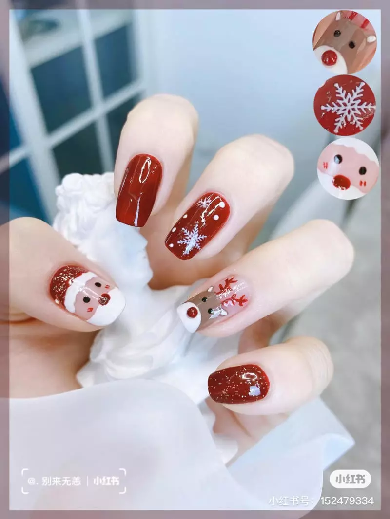 Mẫu nail noel đẹp