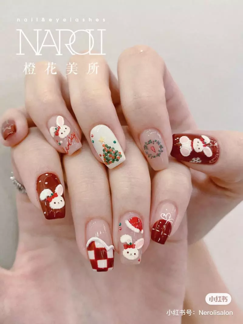 Mẫu nail noel đẹp