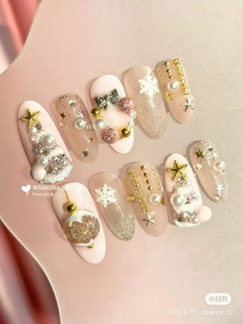 Mẫu nail noel đẹp