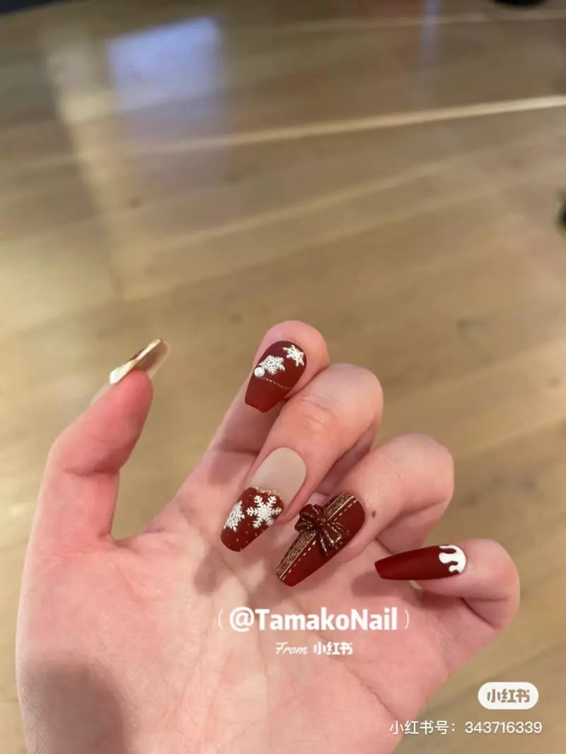 Mẫu nail noel đẹp