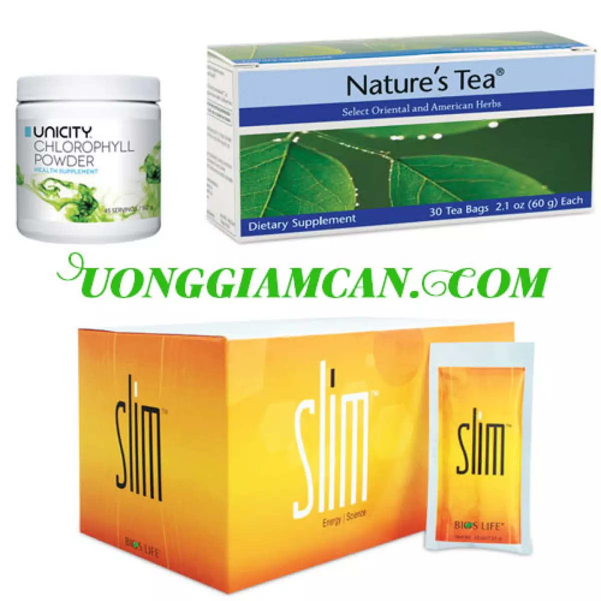 Bộ 3 giảm cân của Unicity