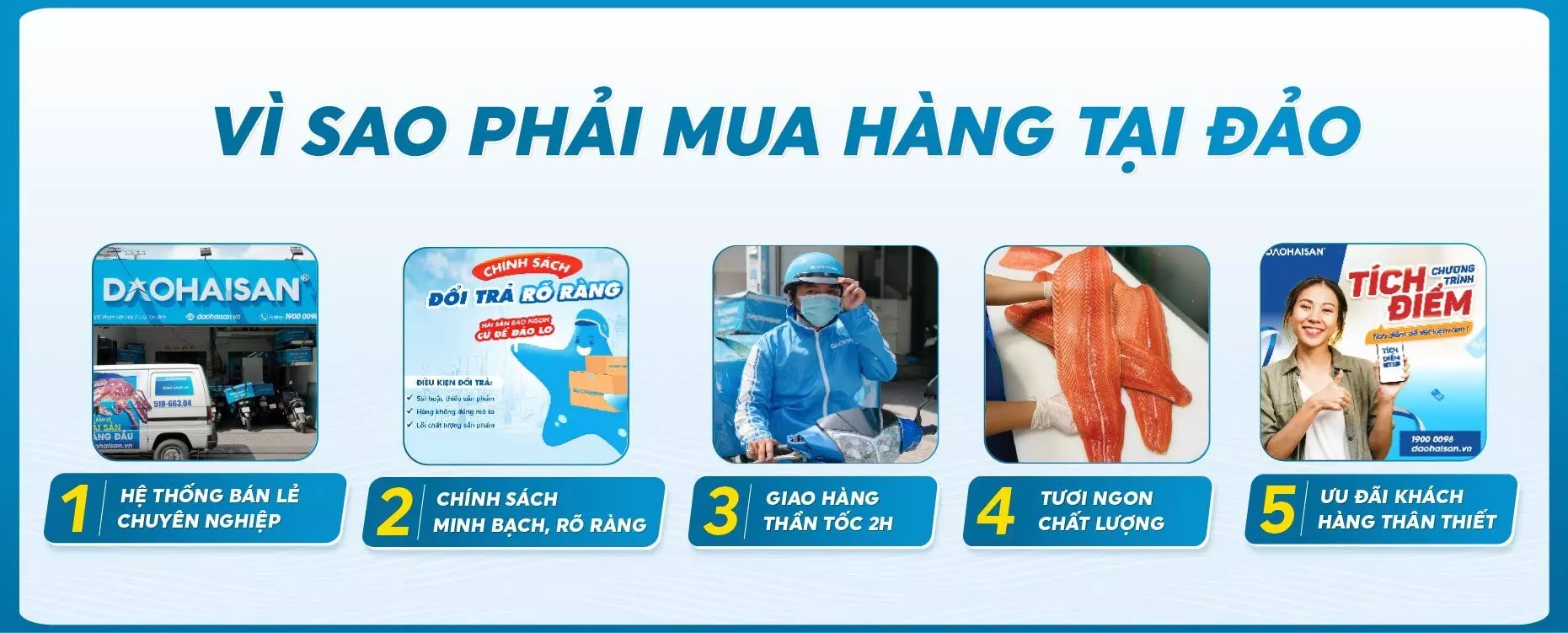 Vì sao mua hàng tại Đảo Hải Sản