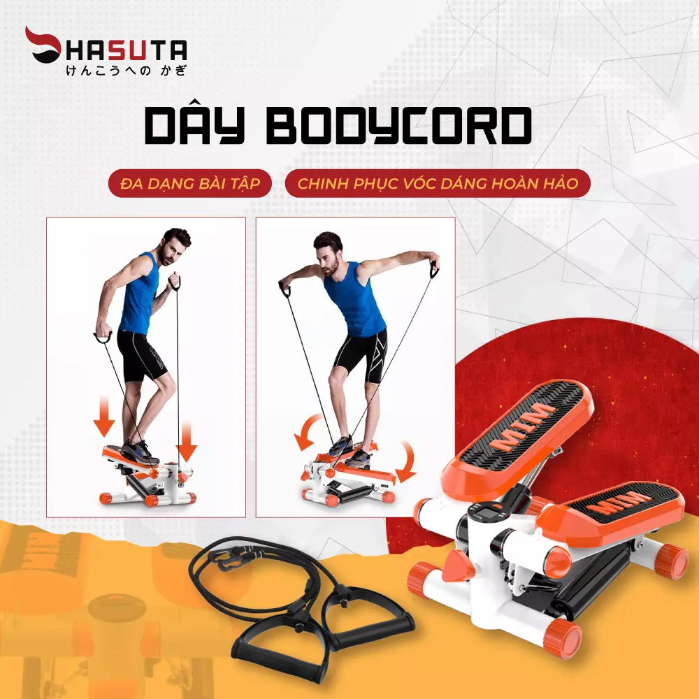 Dây bodycord: Đa dạng bài tập, chinh phục vóc dáng hoàn chỉnh