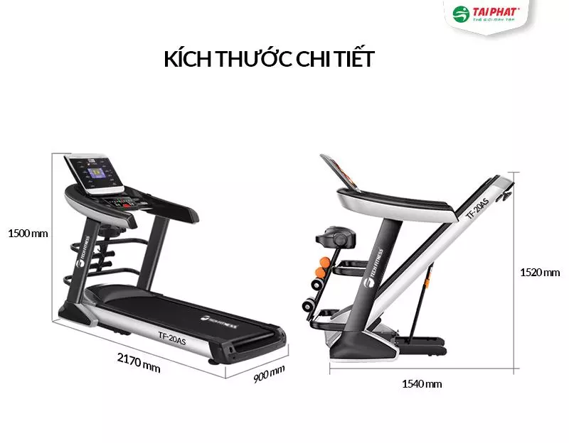 MÁY CHẠY BỘ TECH FINTESS TF-20AS