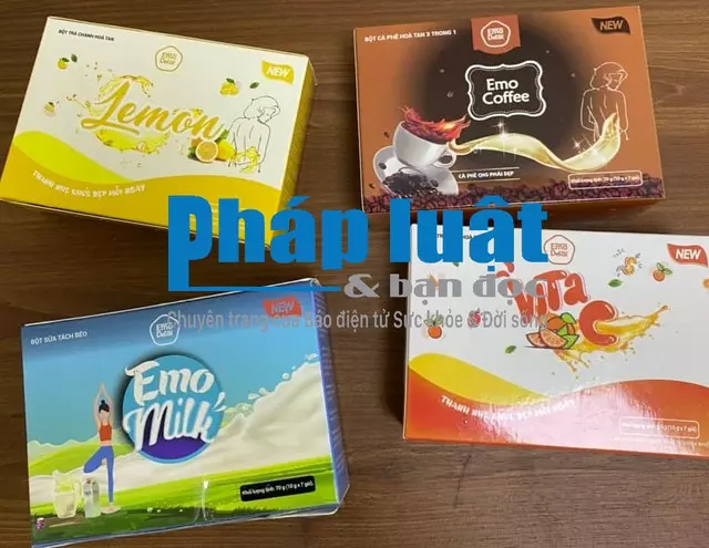 Ngoài Bột sữa tách béo Emo Milk thì Bột trà chanh hòa tan Lemon, Bột cafe hòa tan 3 trong 1 Emo Coffee và Bột trà cam hòa tan Vita C cũng chứa Sibutramine