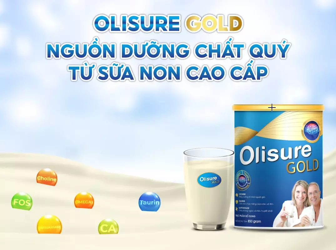 Công nghệ sản xuất sữa hàng đầu tại Mỹ được ứng dụng trong sữa Olisure Gold