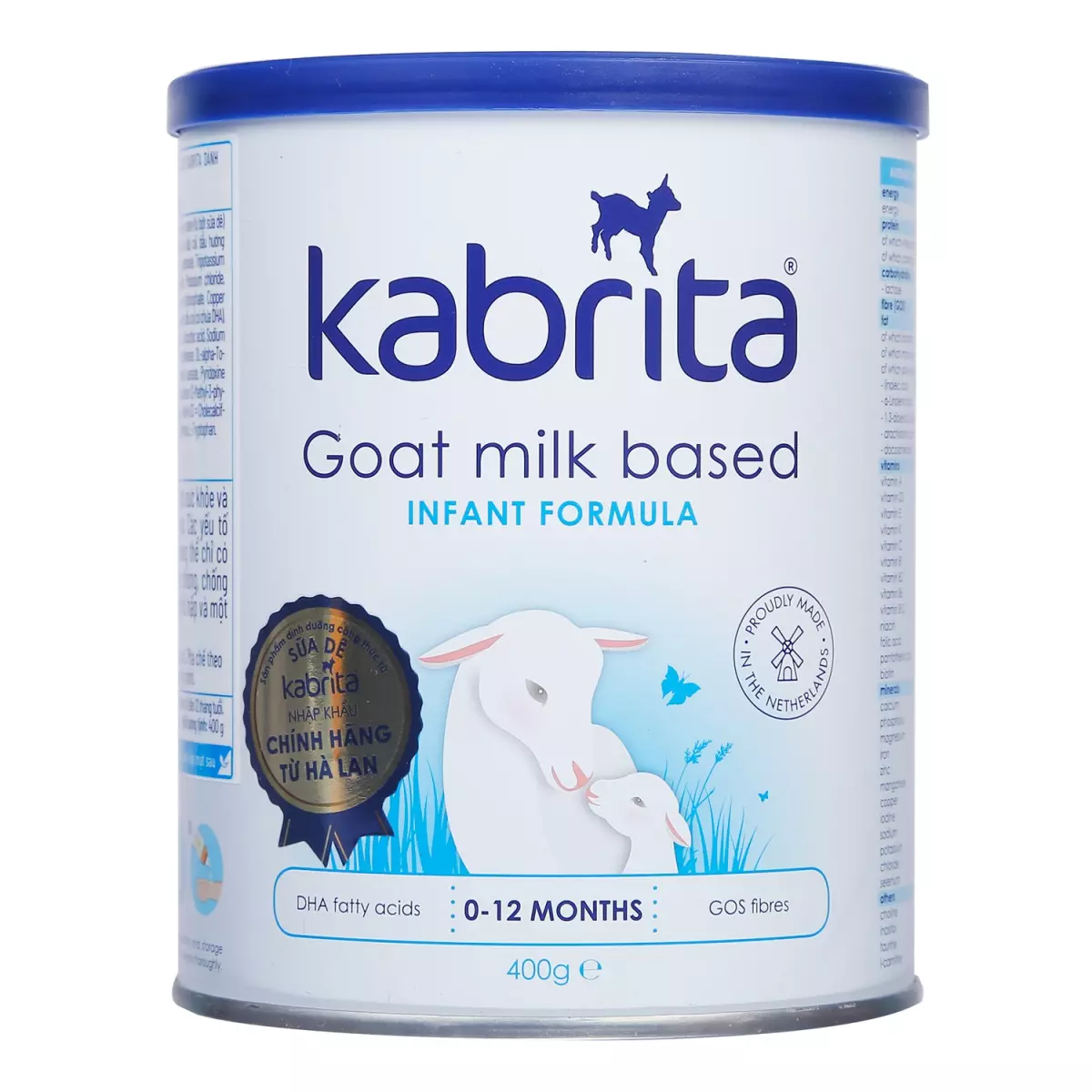 Sữa dê Kabrita số 1 400g cho bé từ 0-12 tháng tuổi