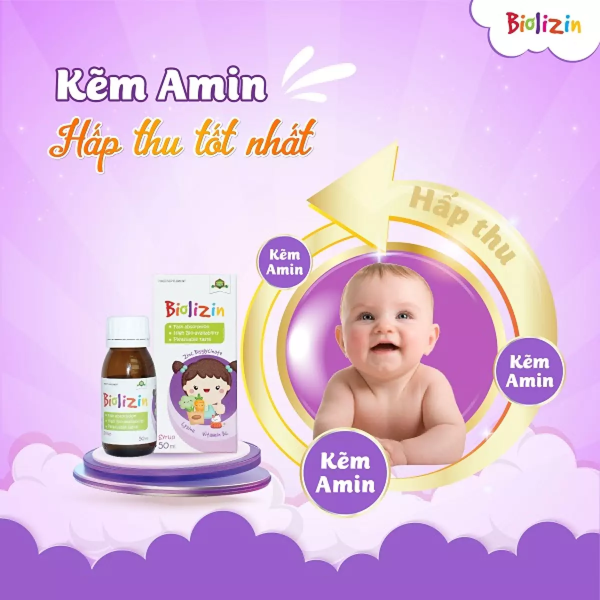 Kẽm Amin Biolizin