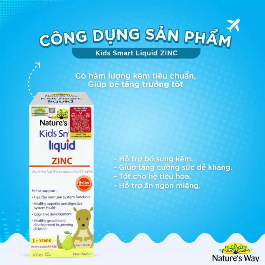 Nature’s Way Kids Smart Liquid ZinC