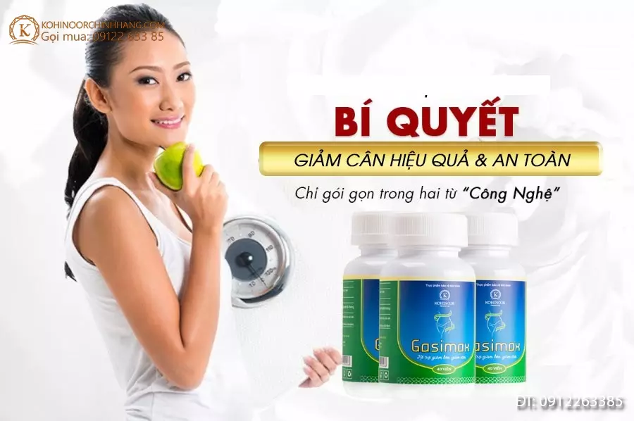 Viên uống giảm béo giảm cân Gasimax Khinoor 7