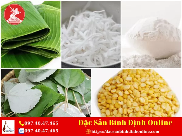 Nguyên Liệu Làm Bánh Ít Lá Gai