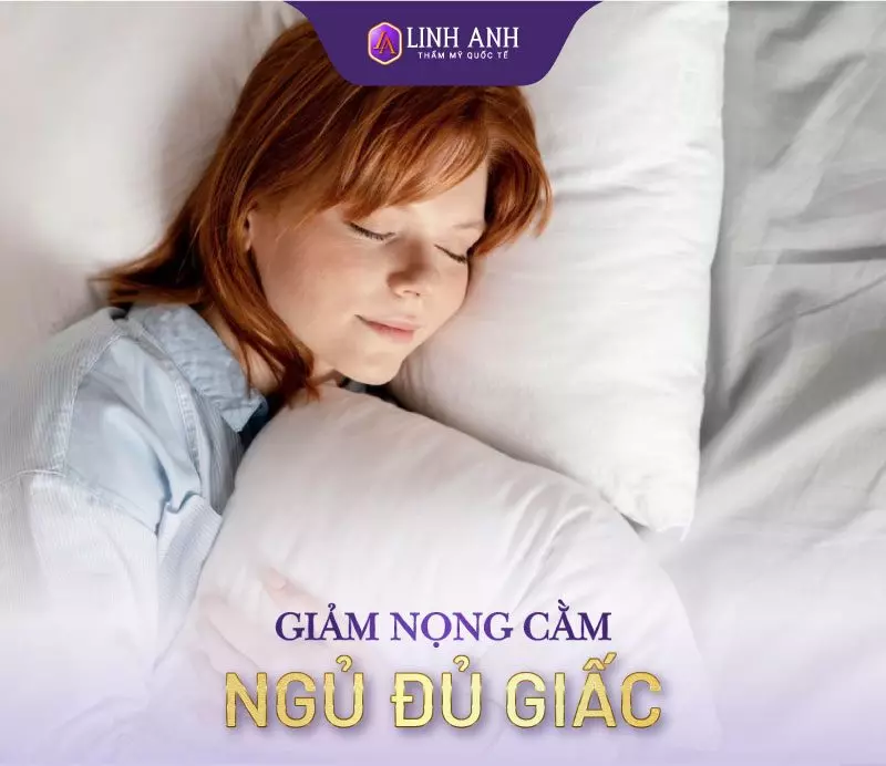 Cách giảm nọng cằm - Ngủ đủ giấc