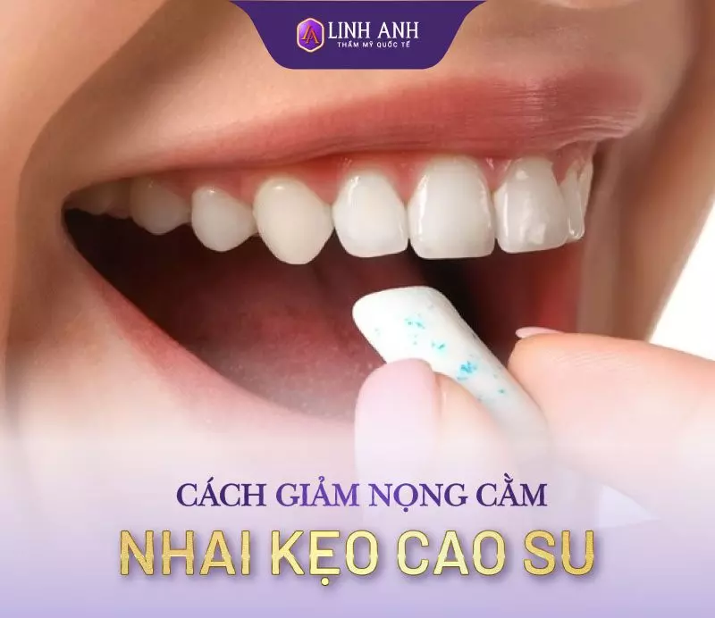 Giảm nọng cằm - Nhai kẹo cao su