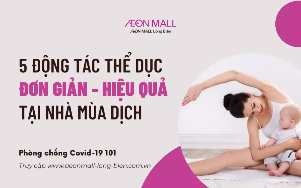 Động tác thể dục đơn giản tại nhà