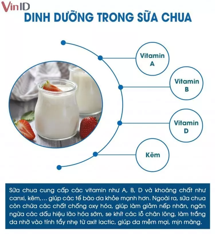 Chất dinh dưỡng trong sữa chua