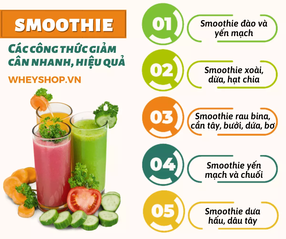 Smoothies giảm cân là một công thức sinh tố giúp bạn giảm cân nhưng lại có tác dụng nhanh chóng giúp giải độc, giảm mỡ bụng