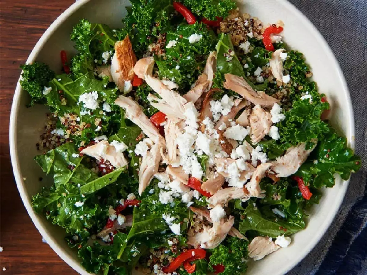 Salad cải kale