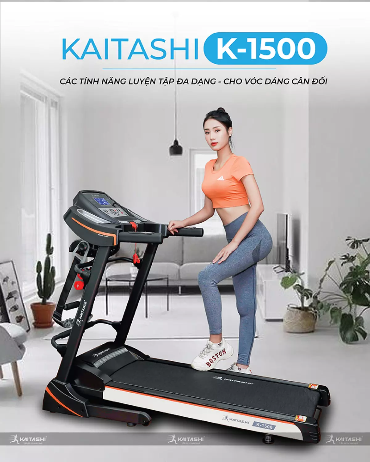 máy chạy bộ kaitashi K-1500