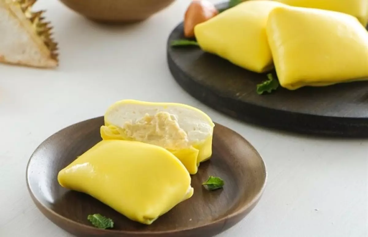 bánh crepe sầu riêng hấp dẫn