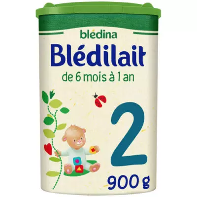 Sản phẩm Sữa công thức Bledina Bledilait Pháp số 2 - 900g (Từ 6 - 12 tháng).