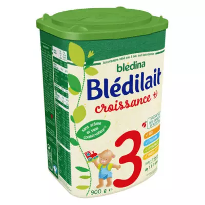 Sản phẩm Sữa công thức Bledina Bledilait Pháp số 3 - 900g (Từ 1 tuổi trở lên).