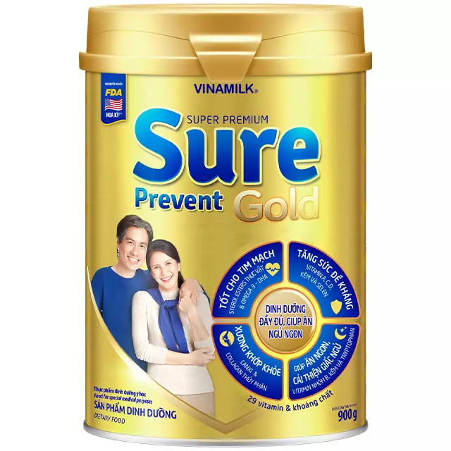 Sữa Vinamilk Sure Prevent Gold lon 900g