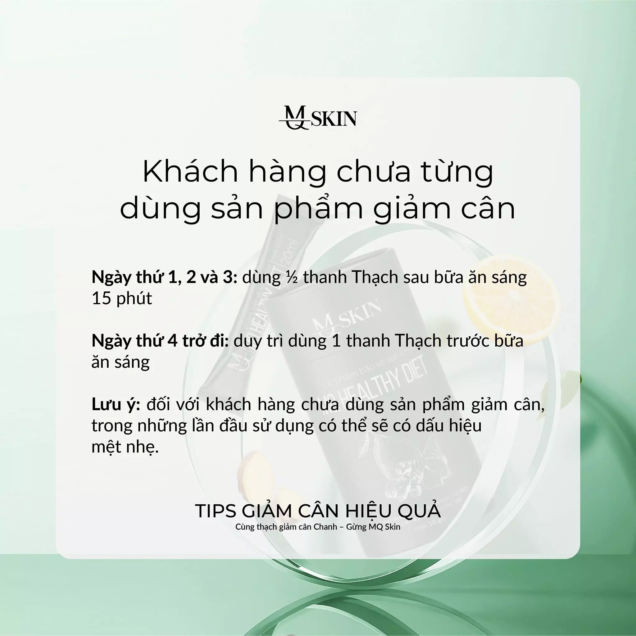 Thạch Giảm Cân MQSkin | MQ HEALTHY DIET