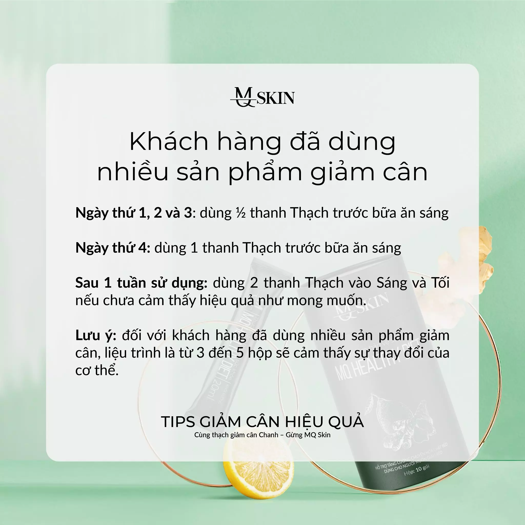 Thạch Giảm Cân MQSkin | MQ HEALTHY DIET