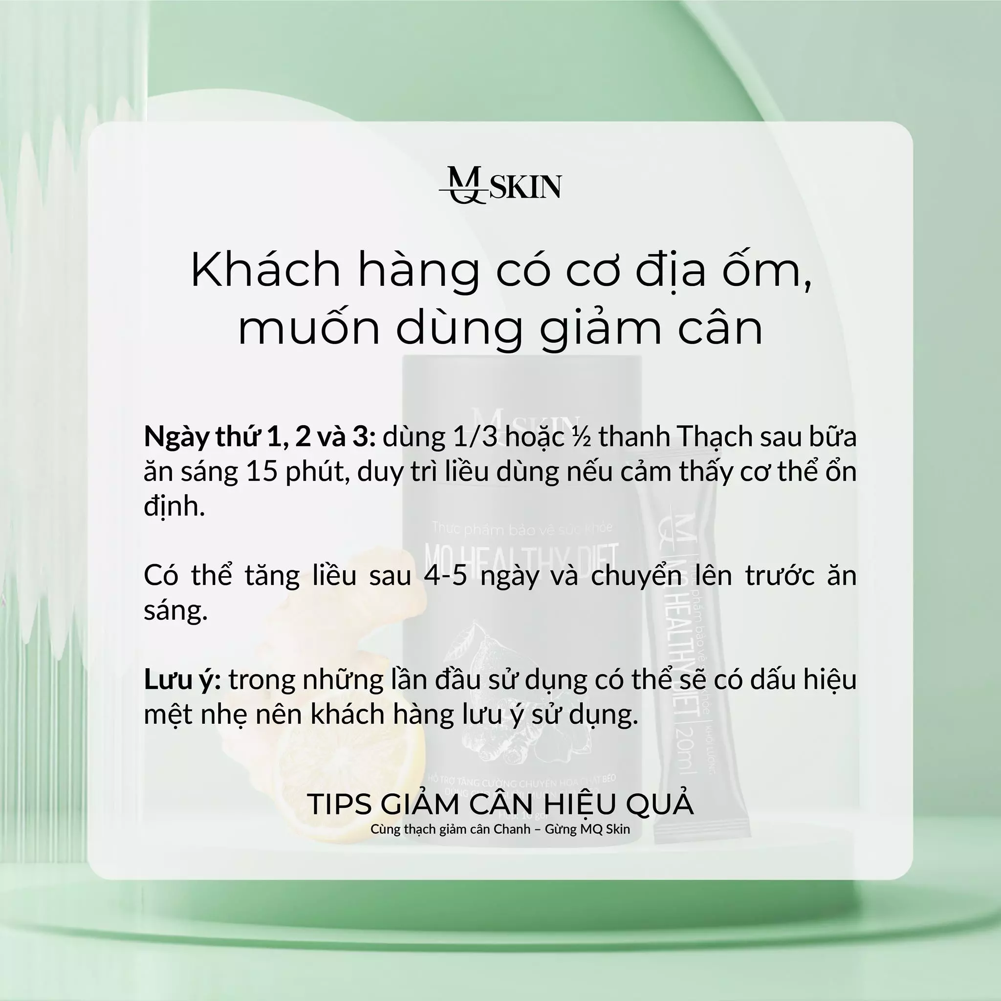 Thạch Giảm Cân MQSkin | MQ HEALTHY DIET