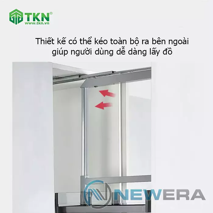 Thiết kế cánh kéo thông minh, tiện lợi nhất cho người dùng.