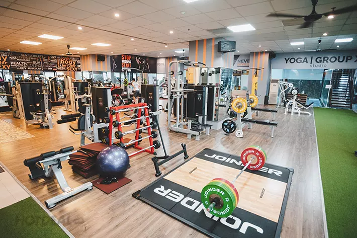 thiết kế phòng tập gym