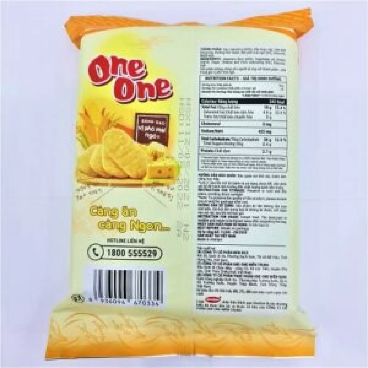 Hình ảnh bánh gạo One One vị phô mai ngô 118g