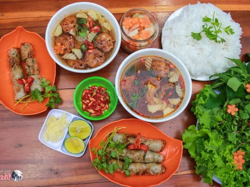 Bún chả Hà Nội bao nhiêu calo