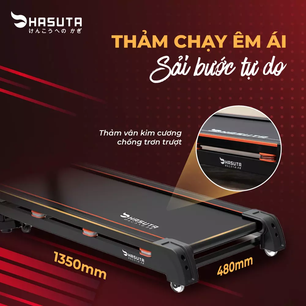 HTM-510 thảm vân kim cương 5 lớp chống trơn trượt