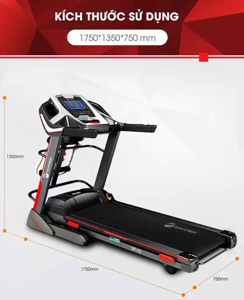 Máy chạy bộ Tech Fitness TF-12