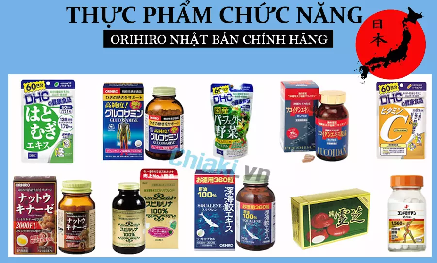 các dòng sản phẩm orihiro chính hãng