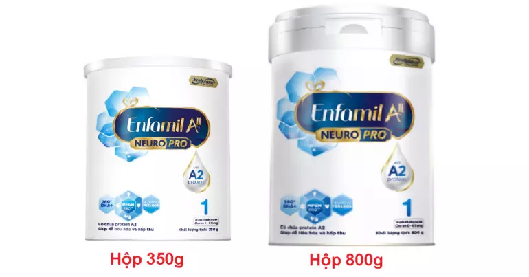 Giá sữa Enfamil A2 Neuropro 1 bao nhiêu tiền?