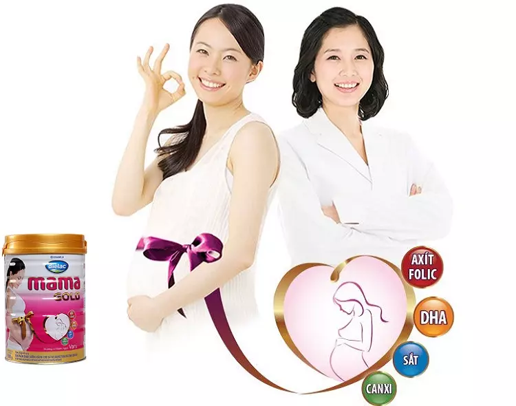 Sữa bột Dielac Mama Gold, Vinamilk, lon 900g