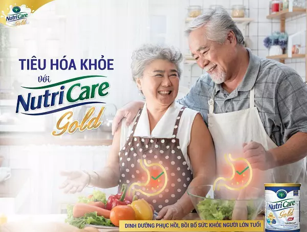 Sữa NutriCare Gold dinh dưỡng cho người lớn tuổi lon 850g