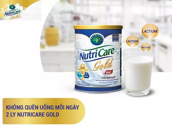 Sữa NutriCare Gold dinh dưỡng cho người lớn tuổi lon 850g