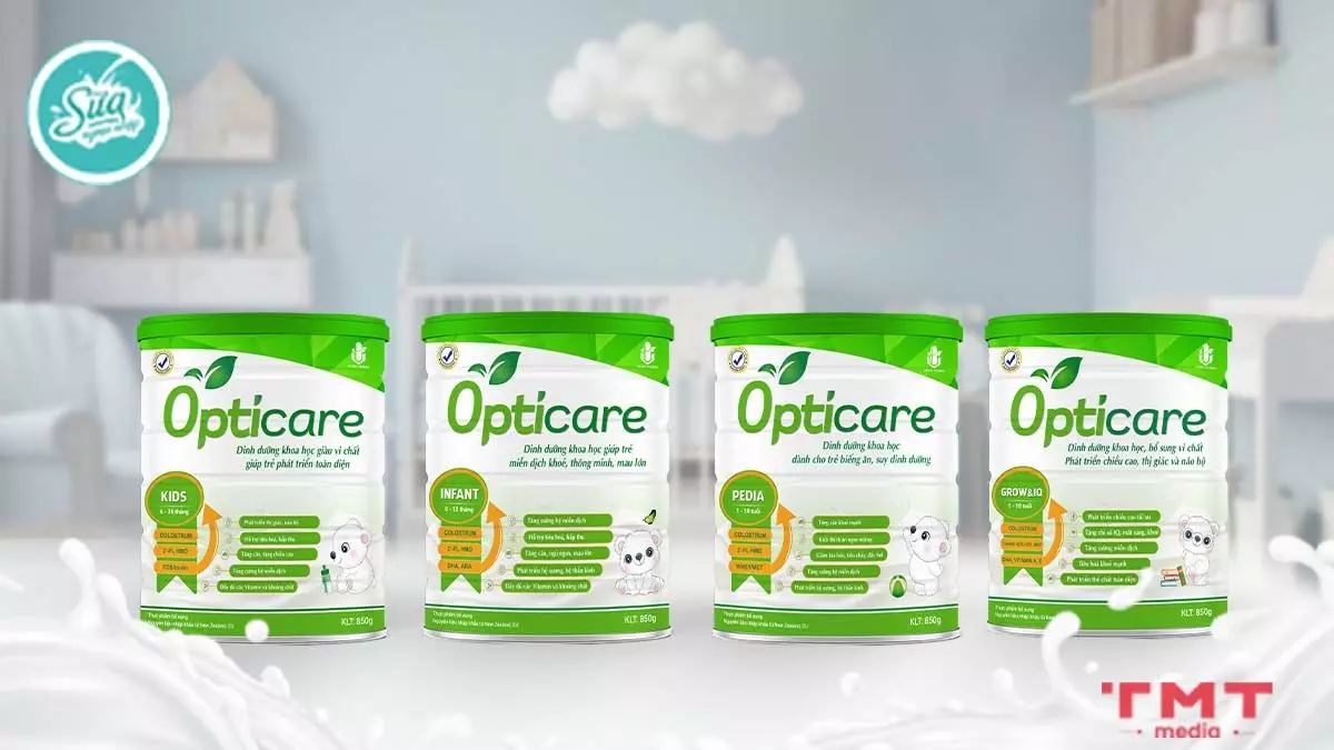 Sữa Opticare có mấy loại?