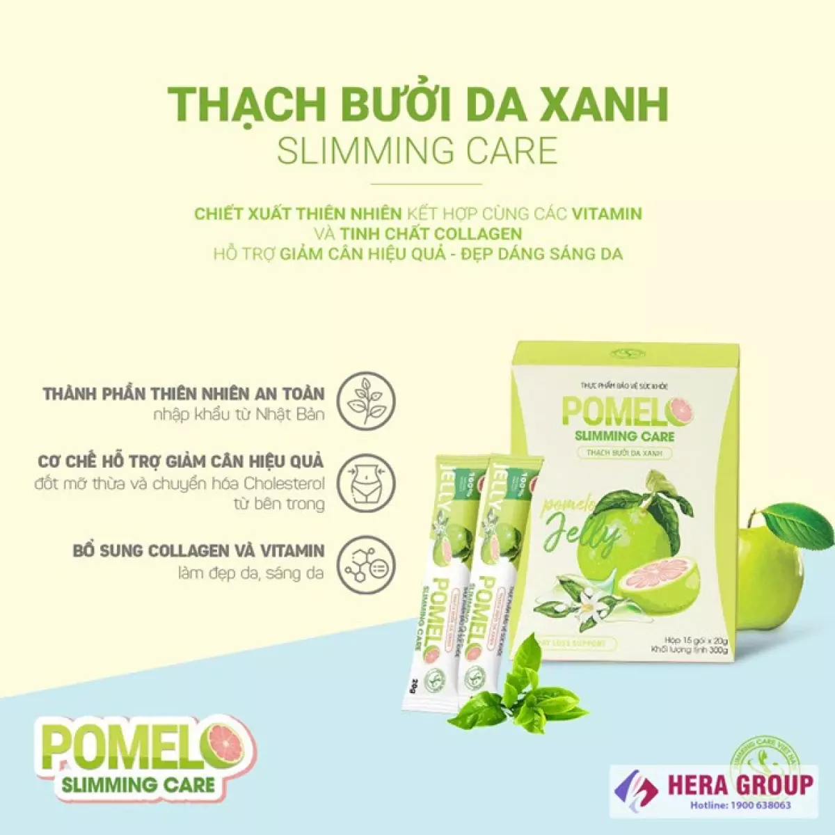 Thạch bưởi giảm cân Pomelo Slimming Care