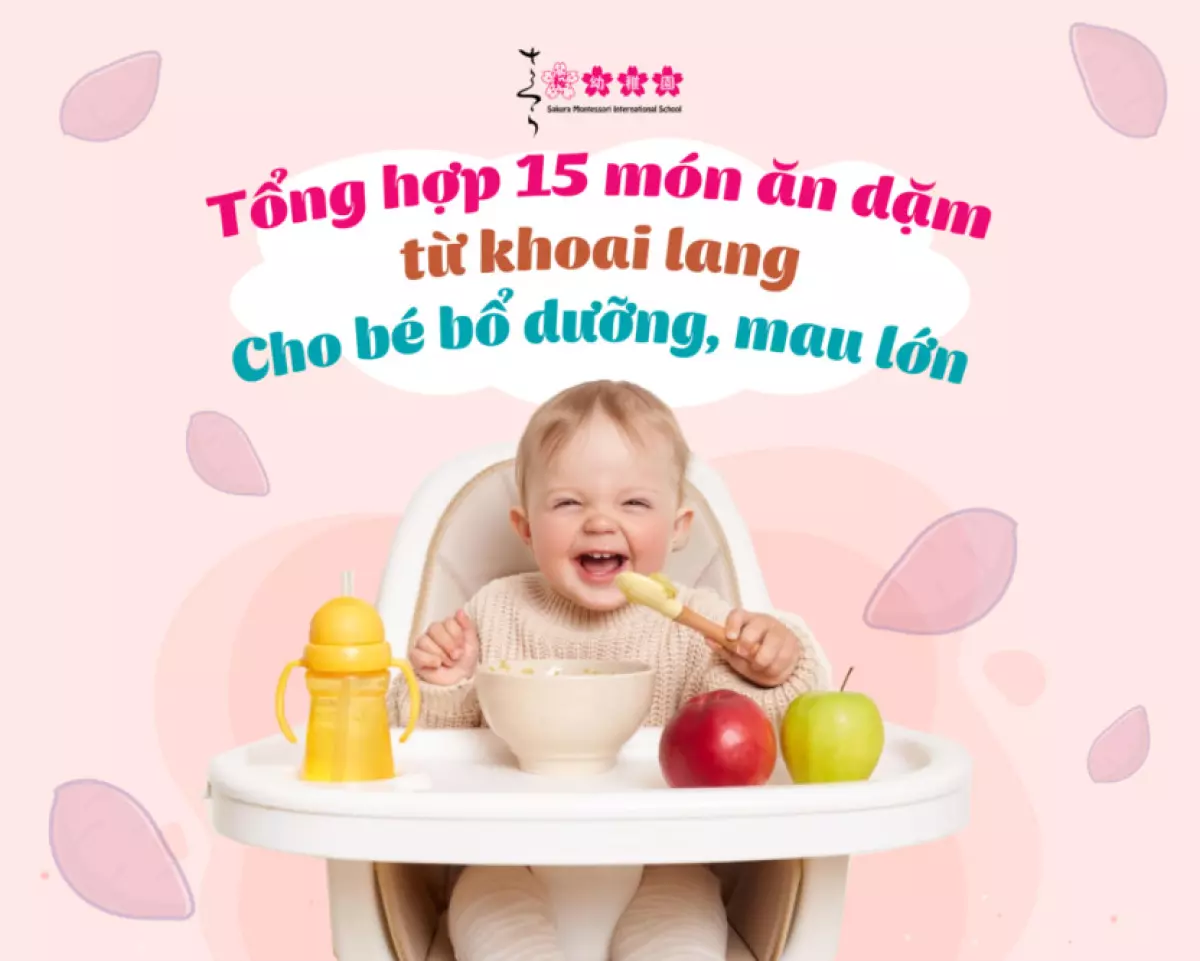 Tổng hợp 15 món ăn dặm từ khoai lang cho bé bổ dưỡng, mau lớn