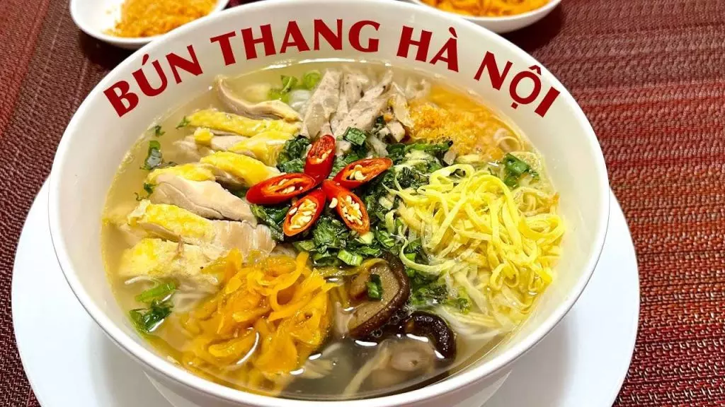 Bún thang - món ngon tinh tế của người Hà Nội