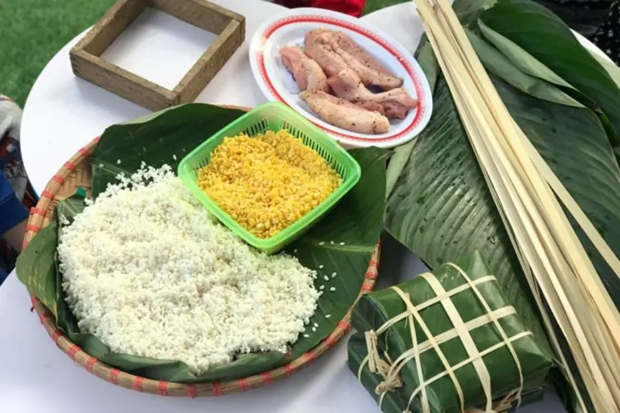 Nguyên liệu làm bánh Chưng