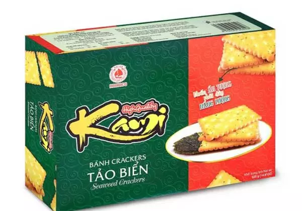 Hàm lượng calo trong bánh Cracker tảo biển