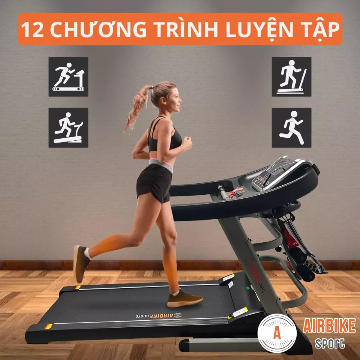 12 Chương Trình Luyện Tập Trên Máy Chạy Bộ Airbike Sport Mk338 - Droppii Shops